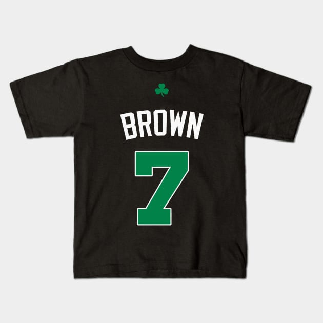 Jaylen Brown Kids T-Shirt by telutiga